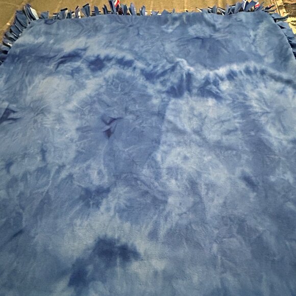 U.S. Navy Fleece Throw Blanket With Tassel‎ Edges 43"x43" - Picture 7 of 9